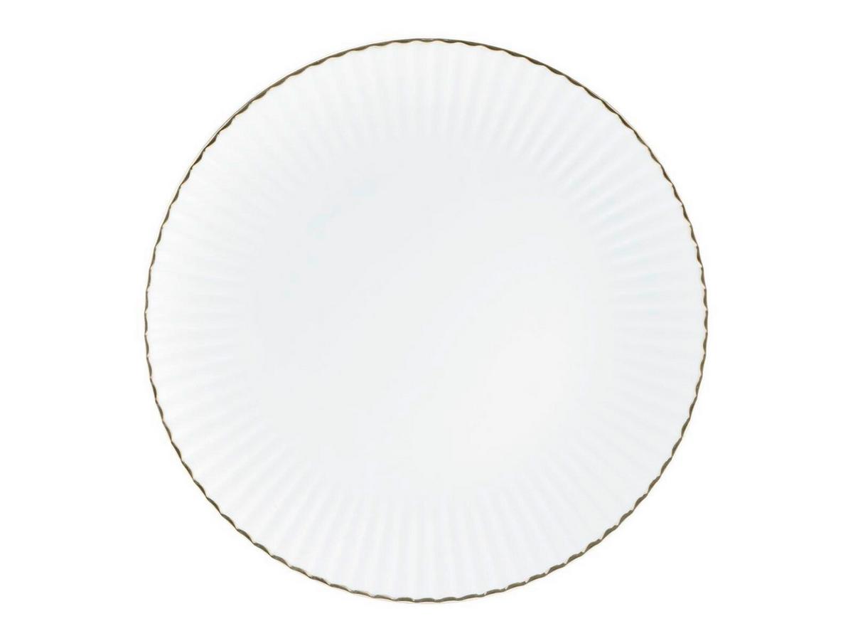 Kombinirani Servis Allegra Goldband, 30-Delni - zlate barve/bela, Basics, keramika (43/36,5/32,5null) - Creatable