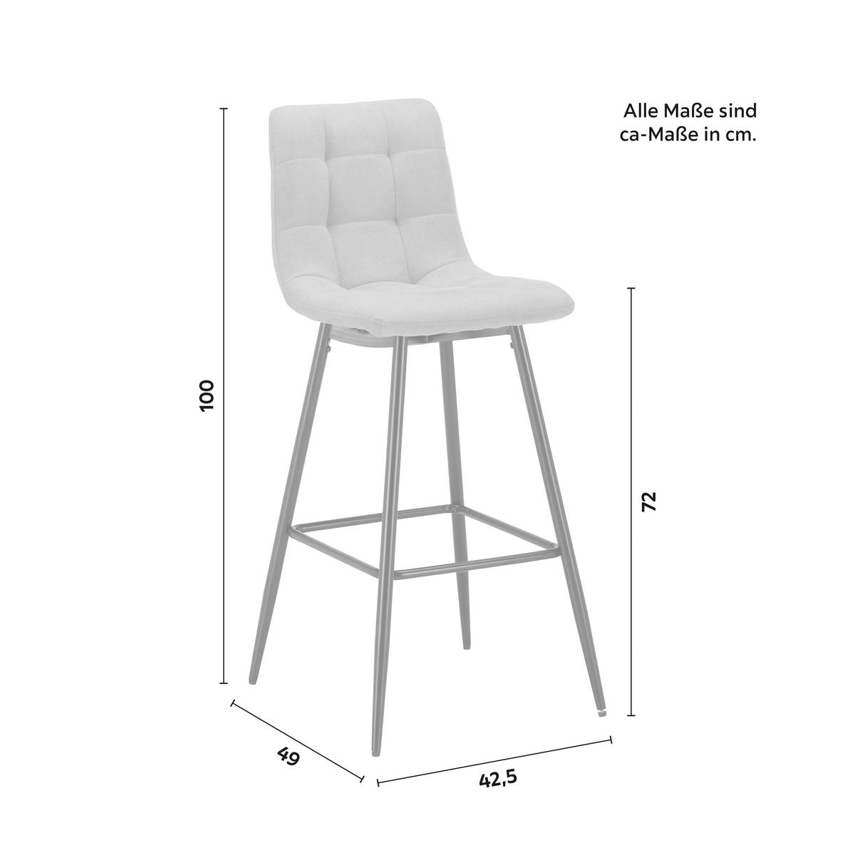 ZESTAW STOŁKÓW BAROWYCH LUKA - czarny/żółty, Modern, metal/drewno (42,5/100/49cm) - Bessagi Home