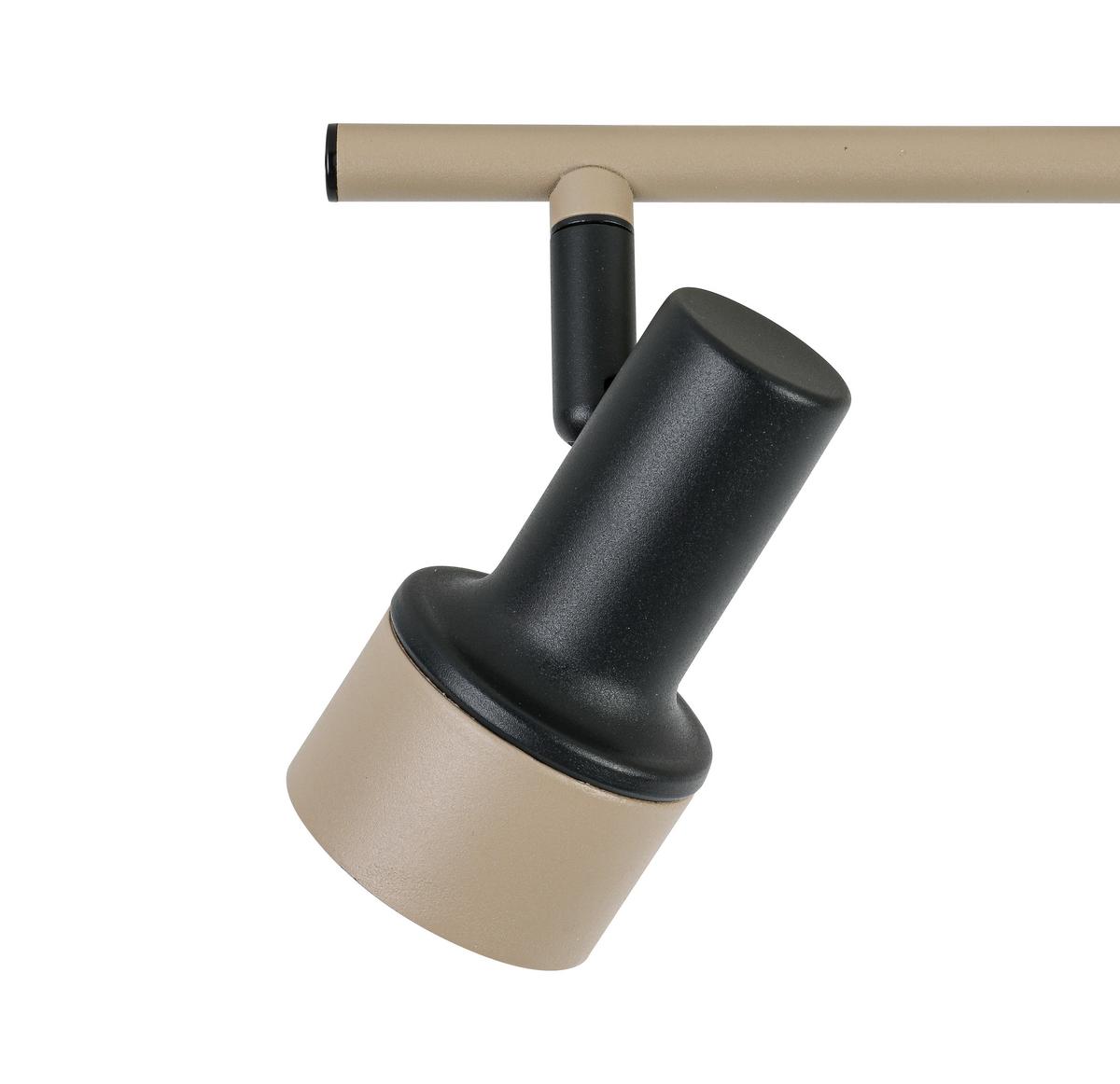 Reflektor Simba - črna/peščene barve, Romantika, kovina/umetna masa (45/9,7/13cm) - Mömax