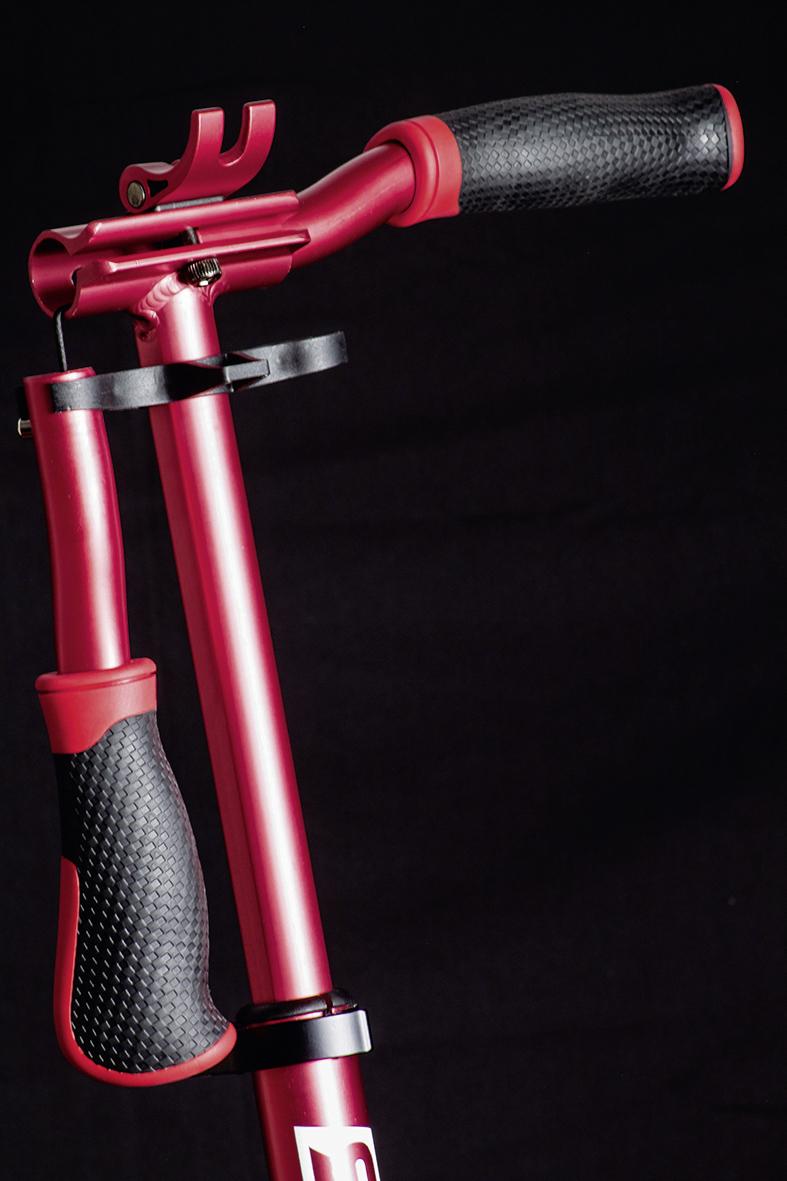 Scooter Six Degrees in Rot/Schwarz - Rot/Schwarz, Basics, Metall (93,5/34,5/105,5cm)