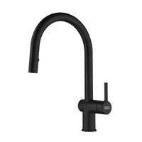 Küchenarmatur Active J, in Schwarz - Schwarz, Trend, Metall (38,8cm) - Franke