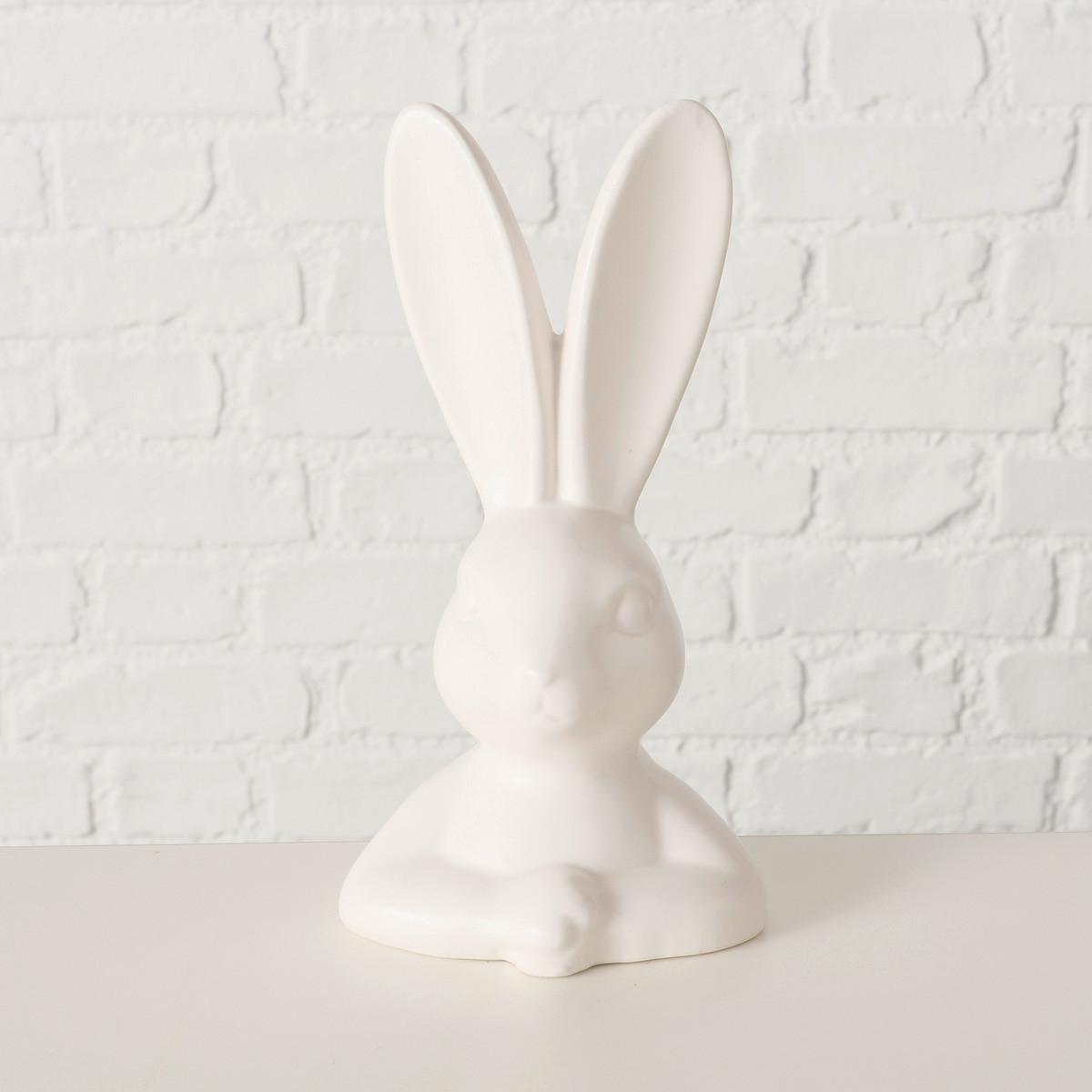 Dekohase Milmy I Weiss - Weiss, Konventionell, Keramik (10,5/9/20cm) - Mömax