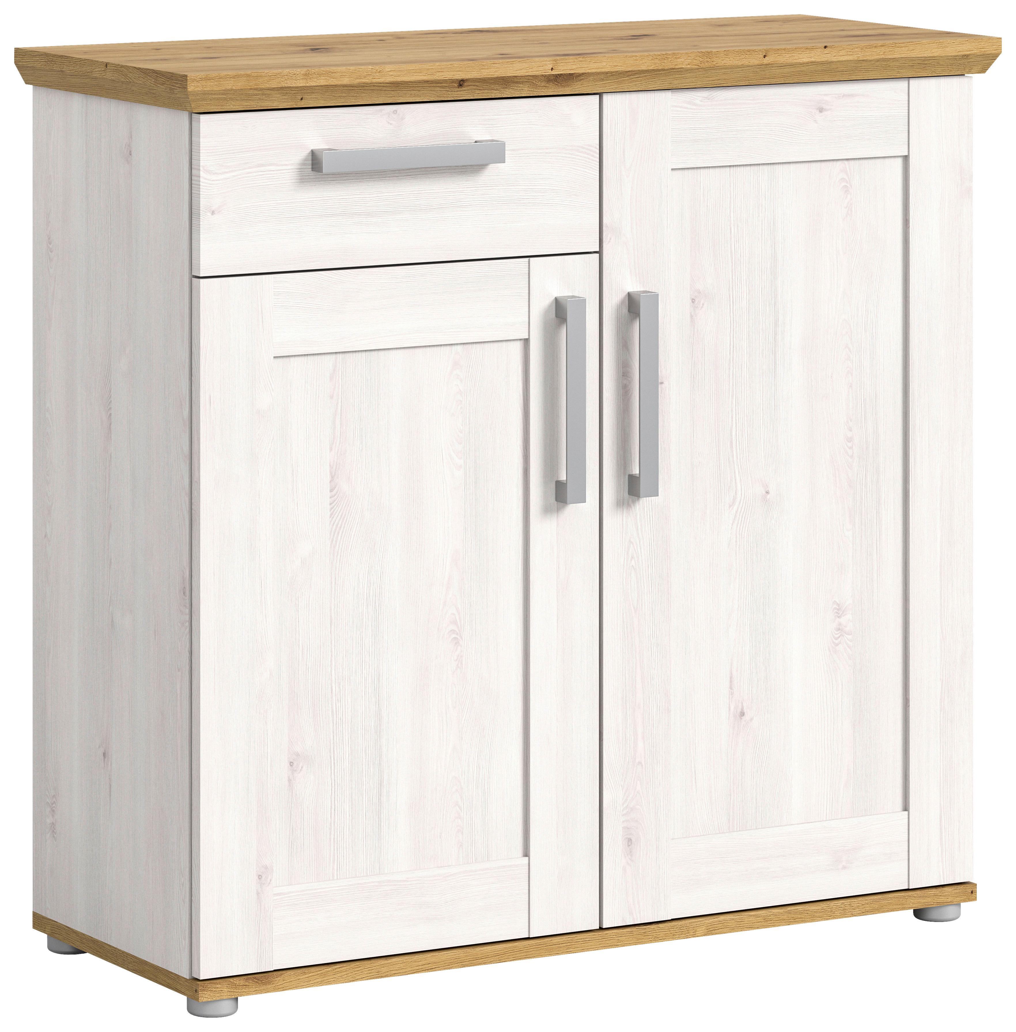 Kommode Verona ca. 90x88x37 cm Lärche/Eiche - KONVENTIONELL, Holzwerkstoff/Kunststoff (90/88/37cm) - MID.YOU