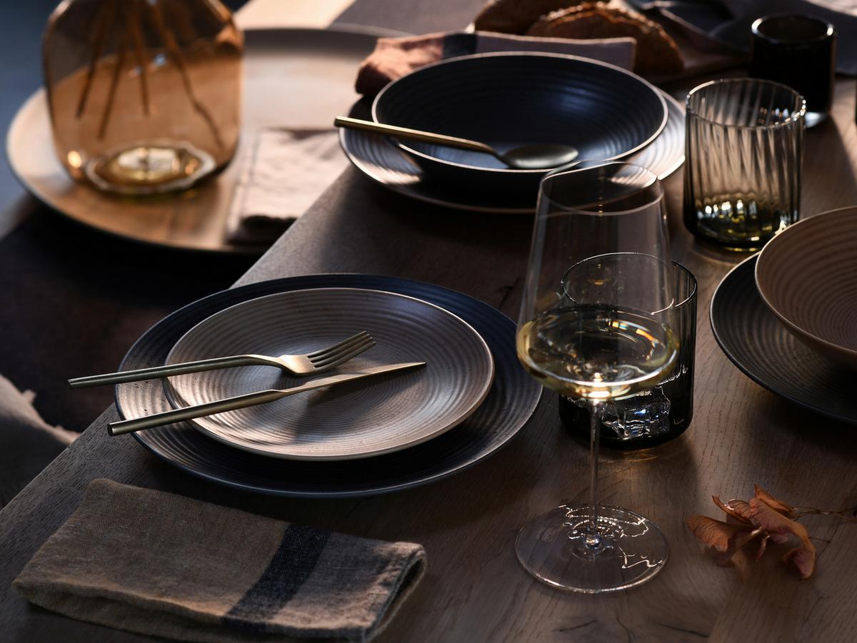 Jedilni Servis Catania Anthrazit, 12-Delni - antracit, Basics, keramika - Creatable