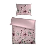 Bettwäscheset Wiese - Mauve, Konventionell, Textil (160/210cm) - Mömax