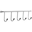 Hakenleiste Chromfarben - Chromfarben, Basics, Metall (34/6/3cm) - Mömax modern living Hakenleiste Chromfarben - Chromfarben, Basics, Metall (34/6/3cm) - Mömax modern living