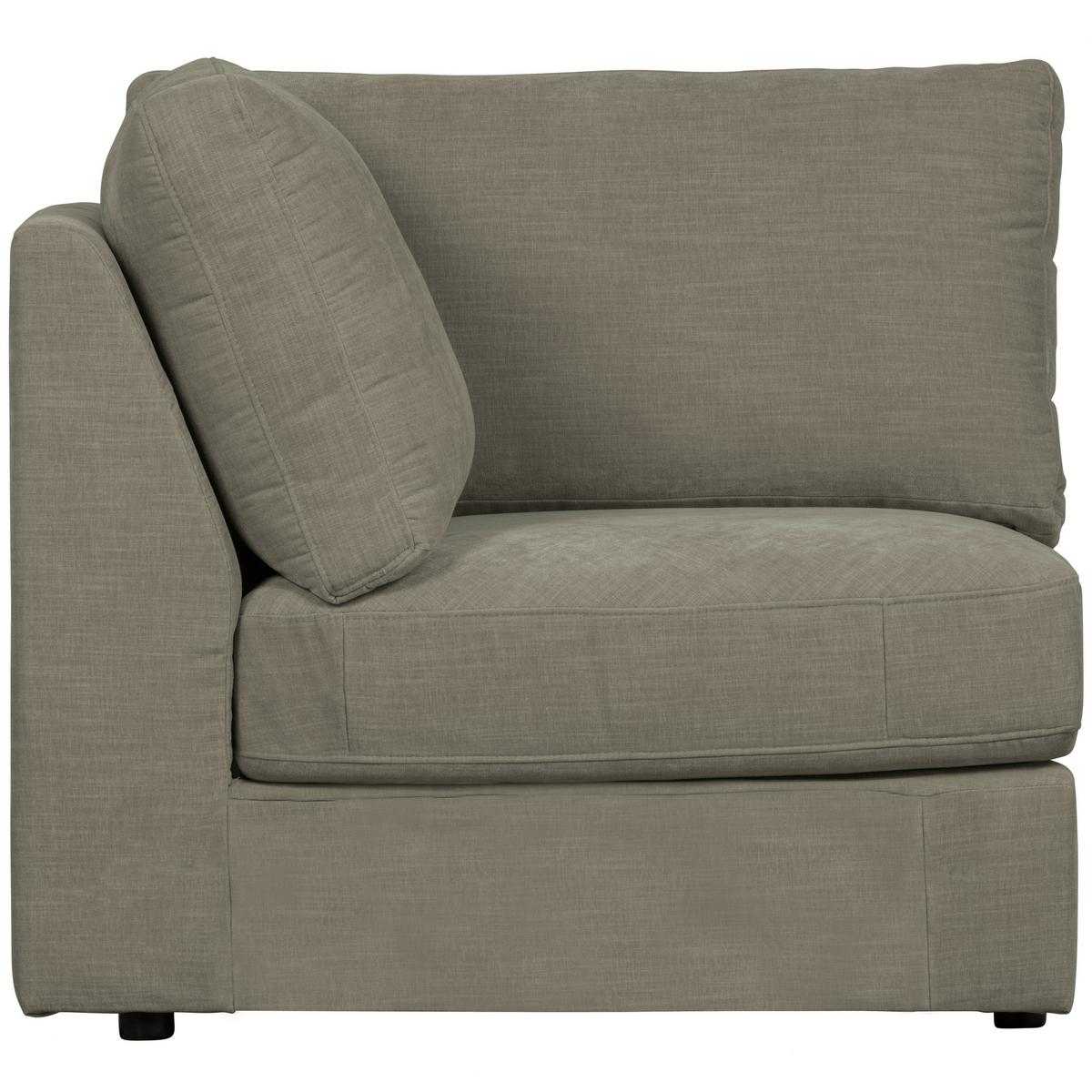 Sofaelement Family Grau B: 96cm - Schwarz/Grau, Design, Kunststoff/Textil (96/85/96cm) - Livetastic