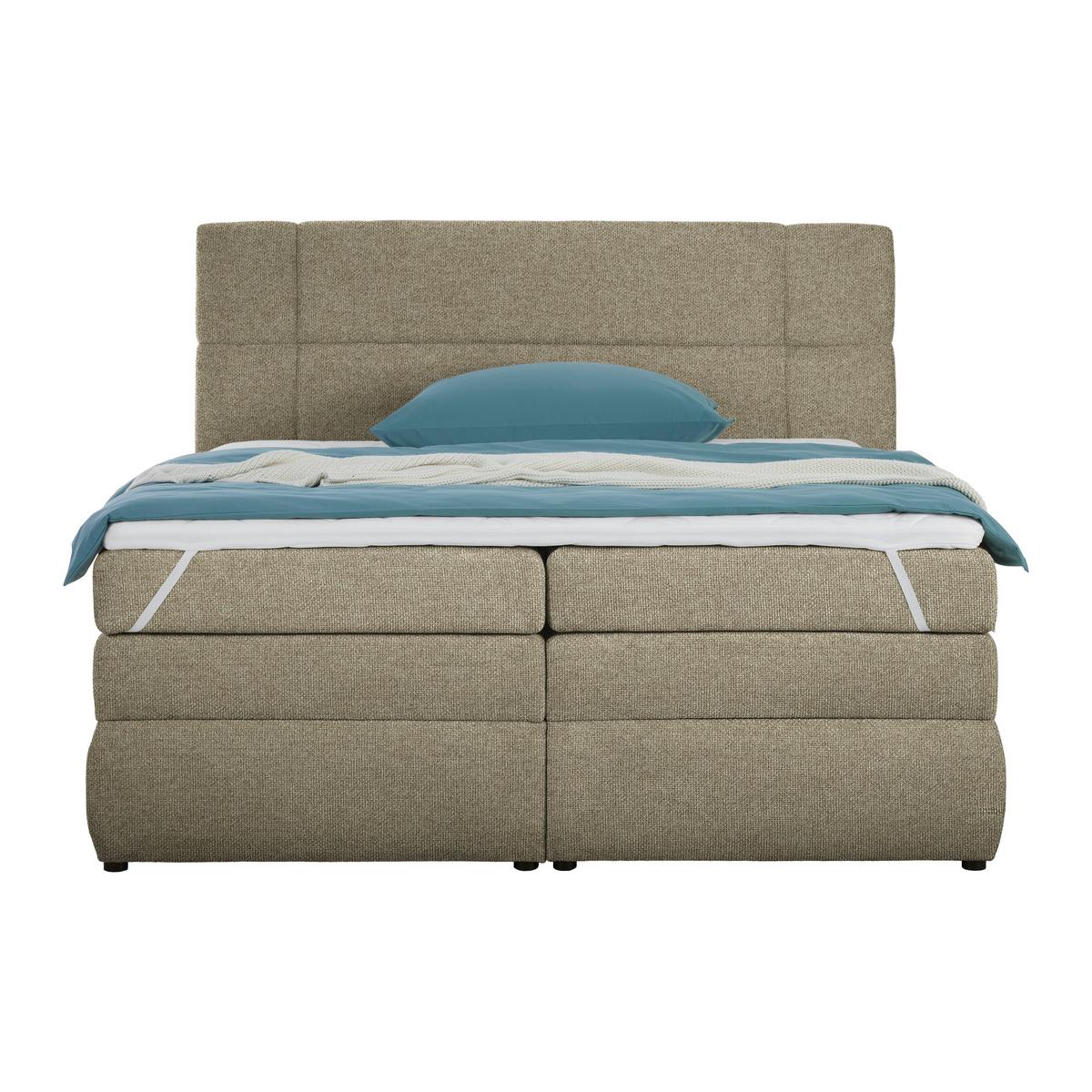 Boxspring Krevet Palace - taupe, Konvencionalno, tekstil/plastika (160/200cm) - Premium Living