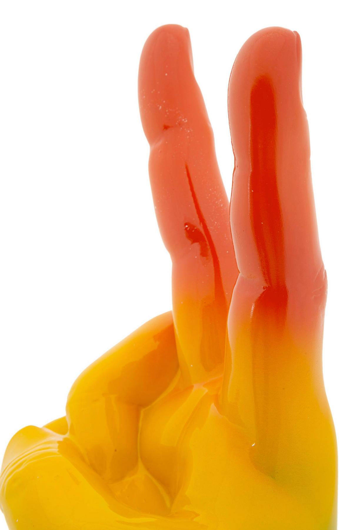 Skulptur Peace Multicolor - Basics, Kunststoff (16/36.5/13cm)