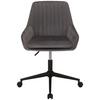SNURRSTOL CHILLY - grå/svart, Modern, metall/textil (60/82,5-92/60cm) - Mömax