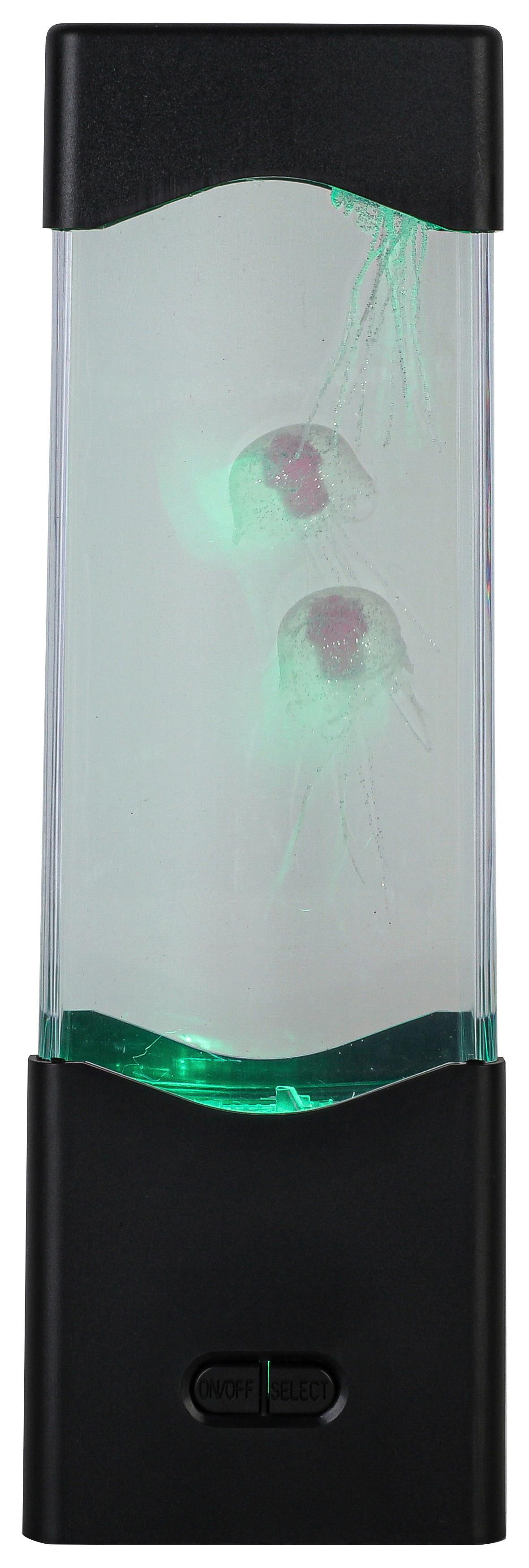 LED-DEKORATIONSLAMPA QUALI - svart/transparent, Modern, plast (7,5/23,3/7,5cm) - Mömax