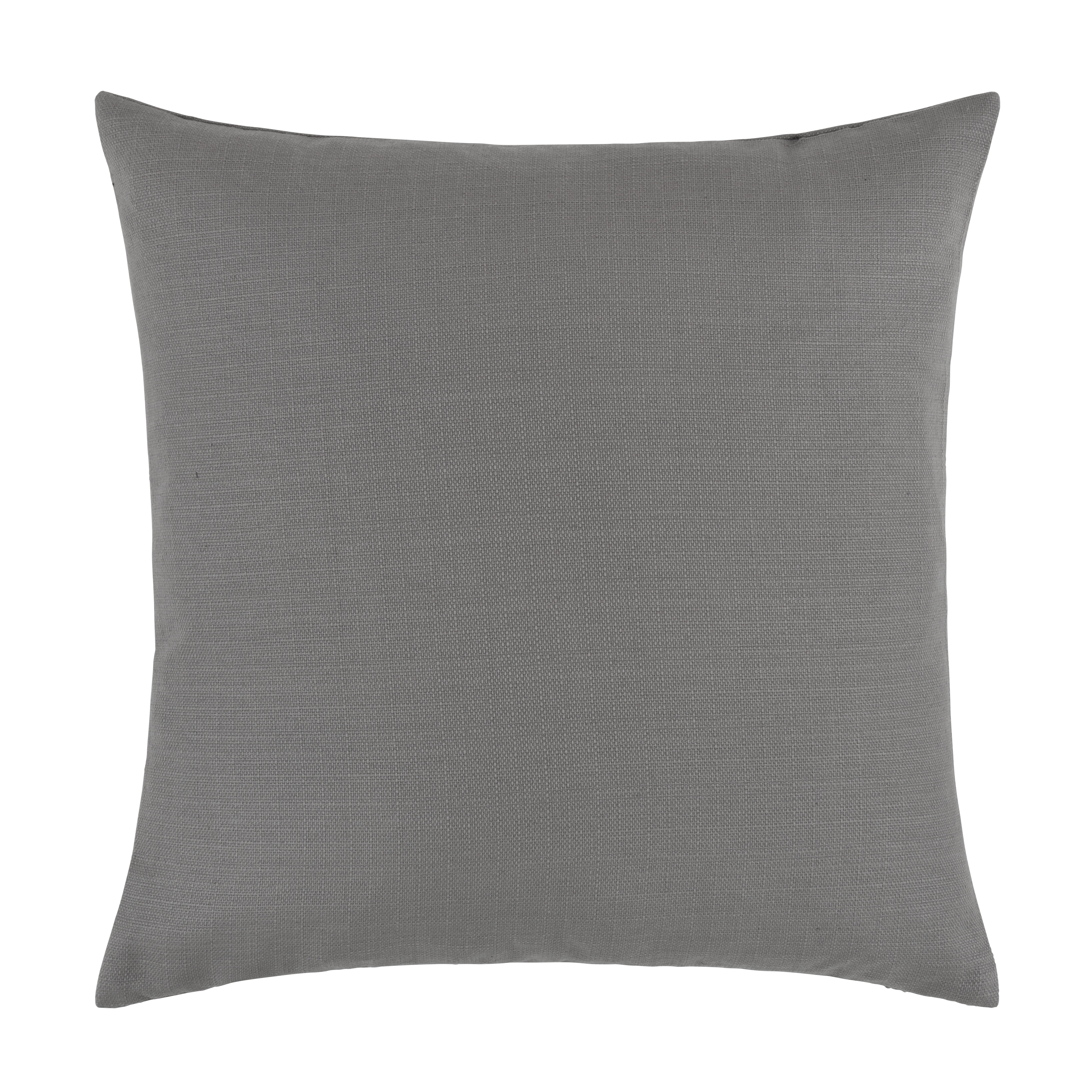 Díszpárnahuzat Malmö - olajkék/fekete, Konventionell, textil (45/45cm) - Modern Living