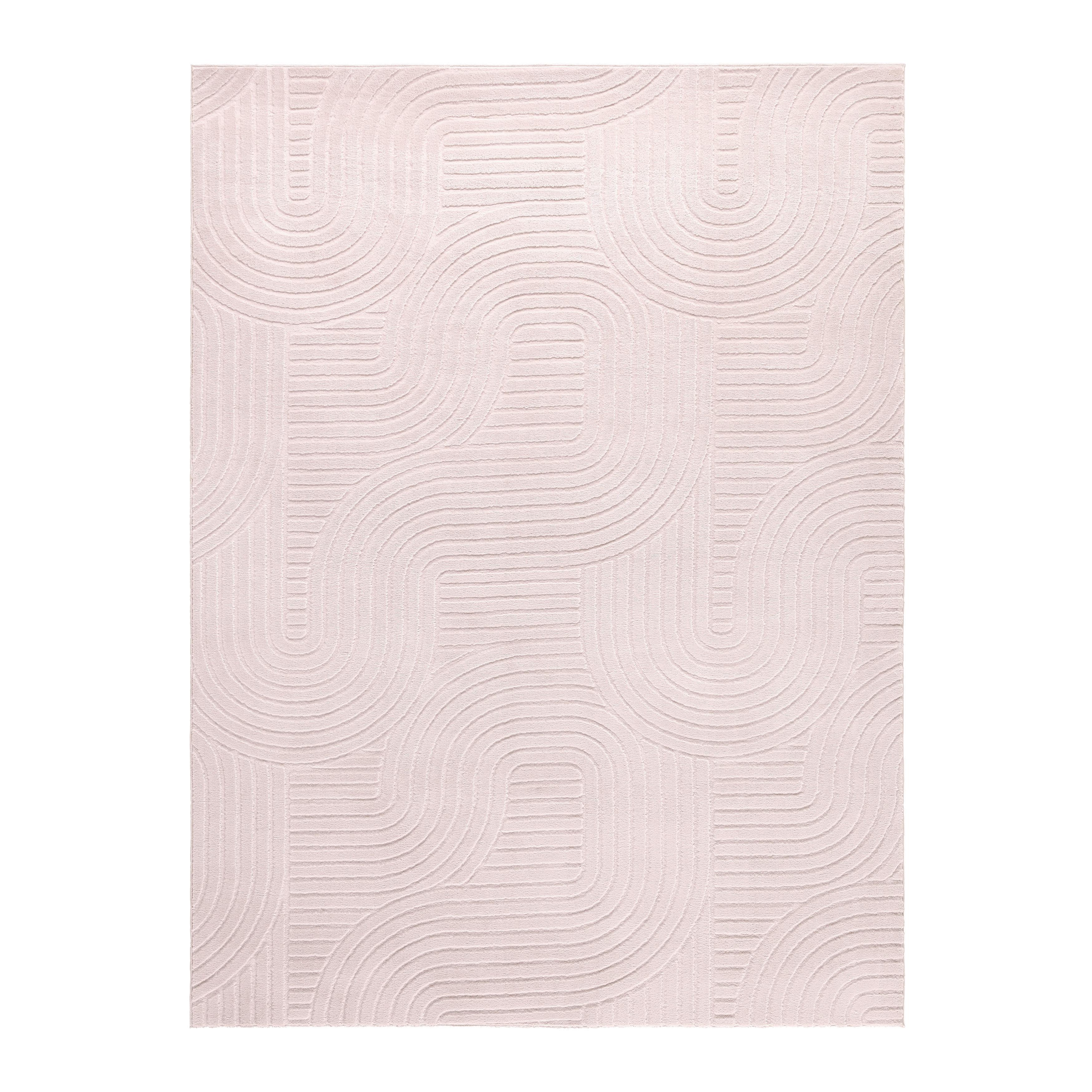 VÄVD MATTA ZEN WEAVE - rosa, Klassisk, textil (120/160cm) - Mömax