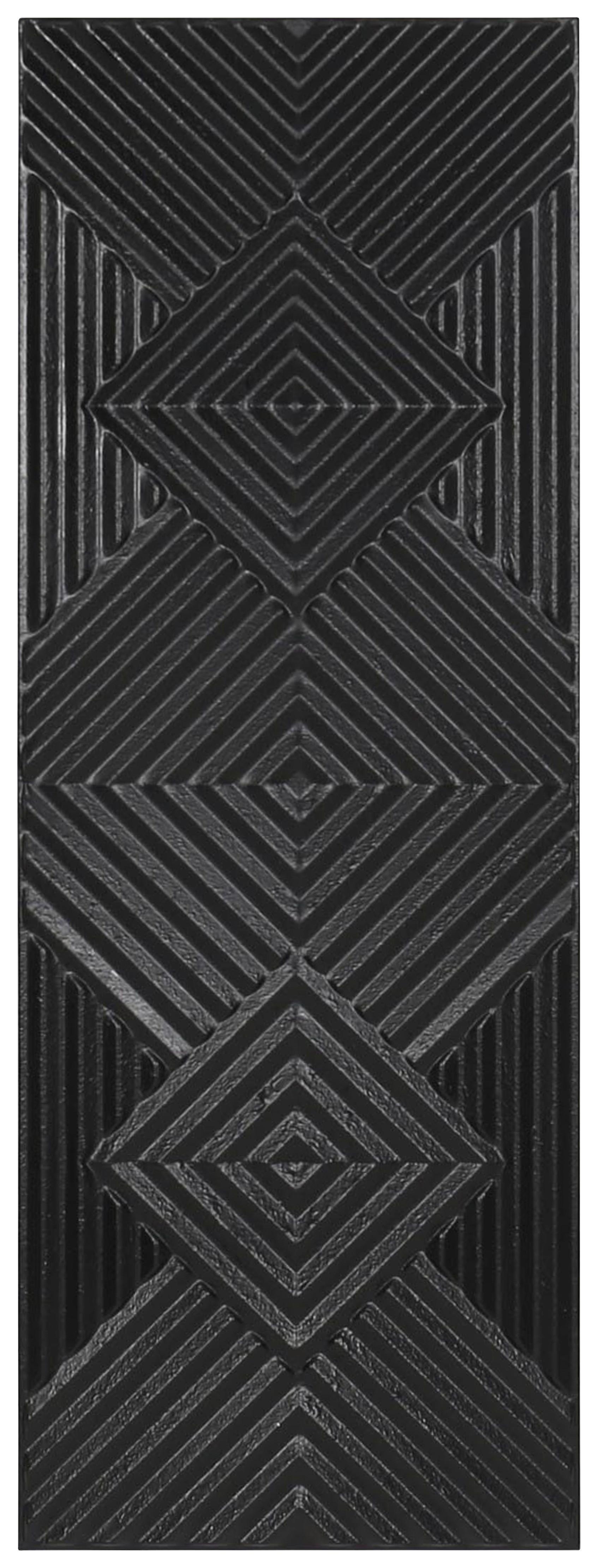 Zidna Dekoracija Max - crna, Moderno, metal (91/33/2,5cm) - Mömax