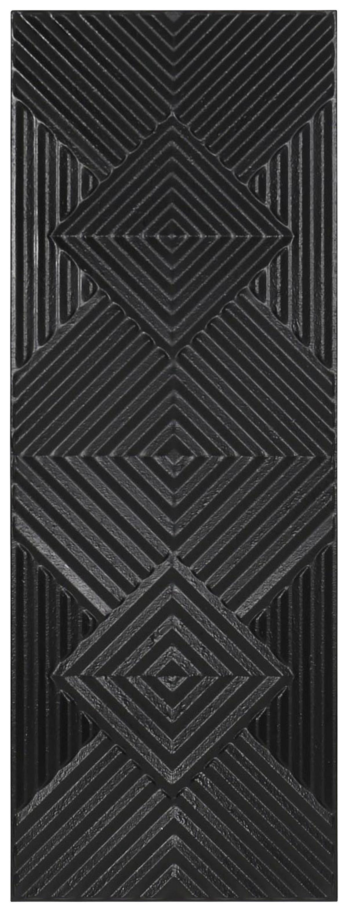 Zidna Dekoracija Max - crna, Moderno, metal (91/33/2,5cm) - Mömax