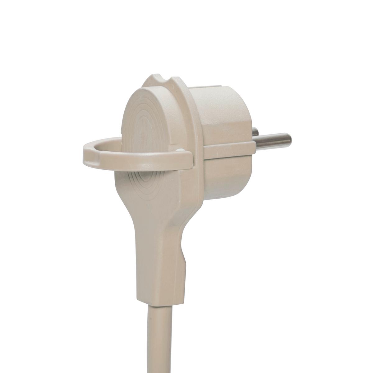 Multistecker Mali Sandfarben mit 3 Steckdosen - Sandfarben, MODERN, Kunststoff/Metall (7,5/7,5/7,5cm) - Mömax