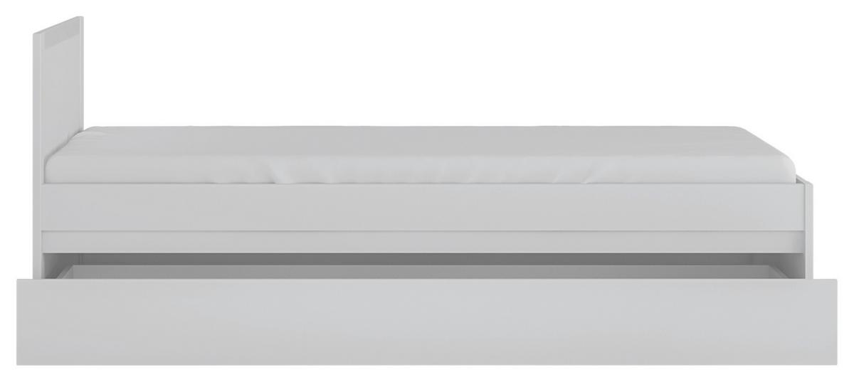 Krevet Novi - bijela/crna, Moderno, drvni materijal/plastika (90/200cm) - Premium Living