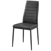 Scaun FRANZI *PH* - negru, Konventionell, metal/textil (42/95/51cm) - Best Price