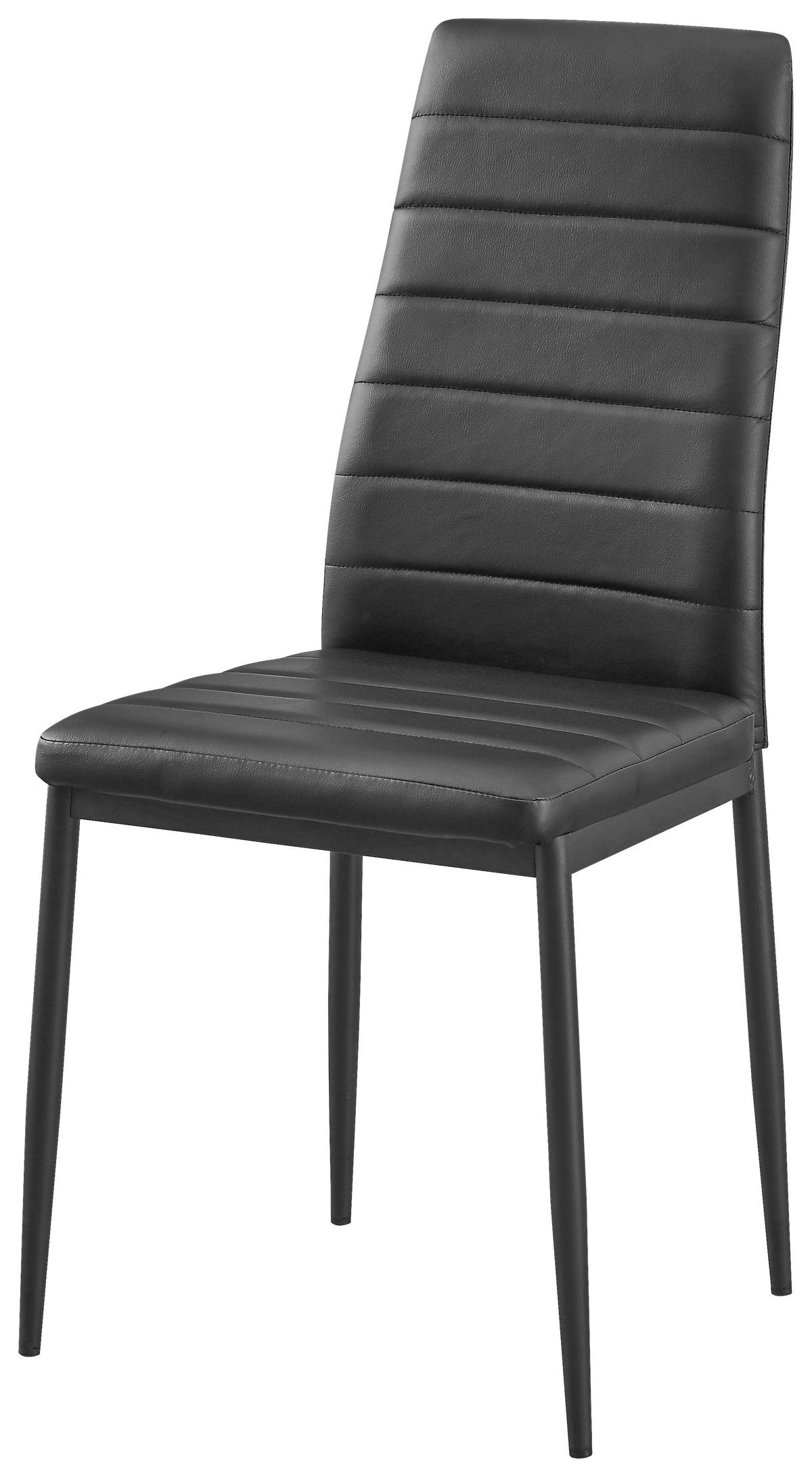 Scaun FRANZI *PH* - negru, Konventionell, metal/textil (42/95/51cm) - Best Price