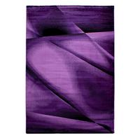Flachwebeteppich Miami Lila ca. 140x200cm - Lila, Design, Textil (140/200cm) - Novel