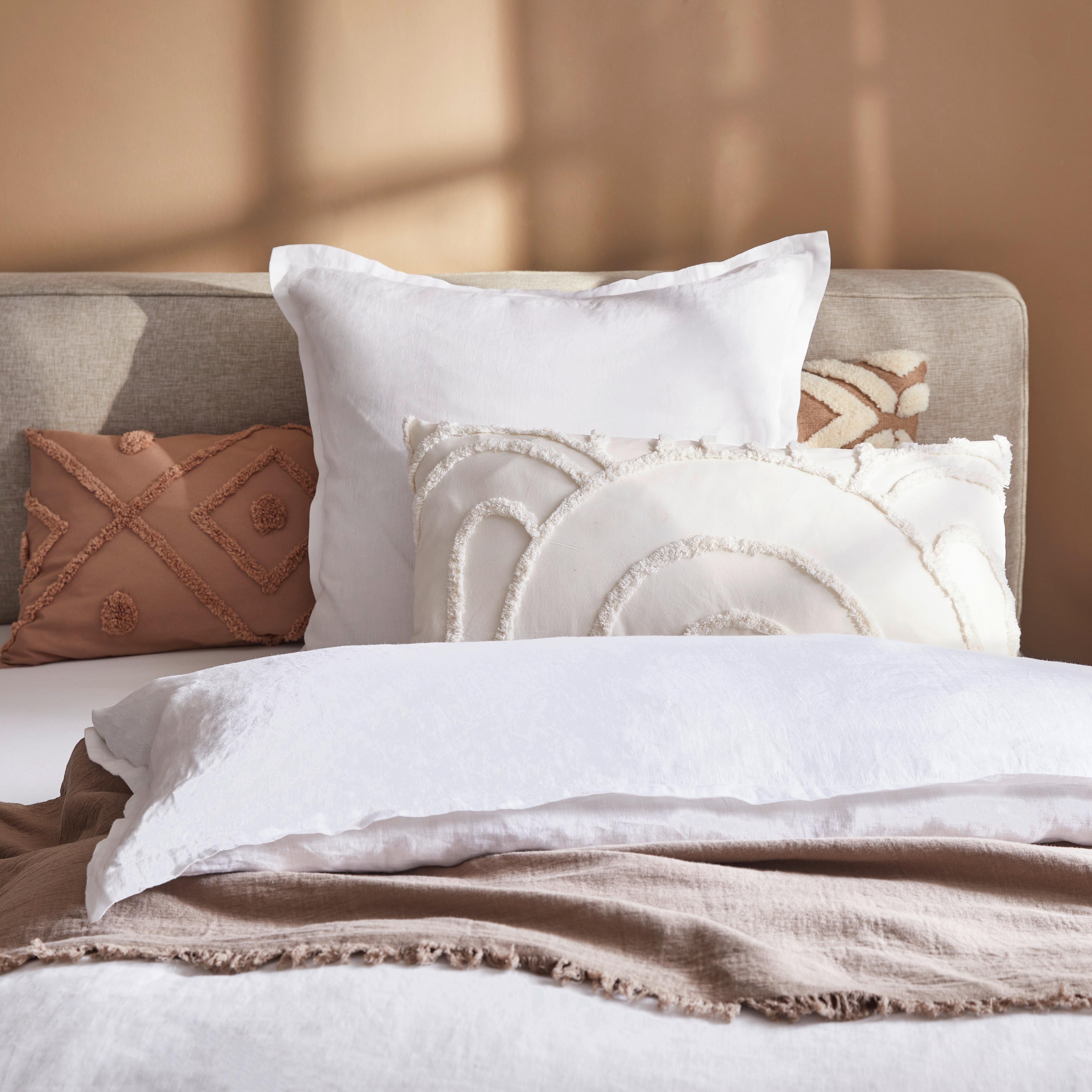 ZESTAW POSZEWEK NA PODUSZKI NOYONA 2 PCS SET -TREND- - kremowy, Modern, tkanina (40/80cm) - Ambiente