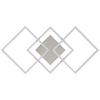LED-TAKLAMPA OLPÜ -TOP- - aluminiumfärg, Modern, metall/plast (72,4/35,4/5,2cm) - Modern Living