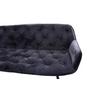 SITTBÄNK EILEEN - svart, Modern, metall/textil (171/88/65cm) - Mömax