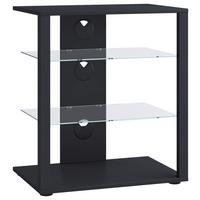 TV-Rack Folas Schwarz - Schwarz, Basics, Holzwerkstoff/Kunststoff (60/70/41cm) - MID.YOU