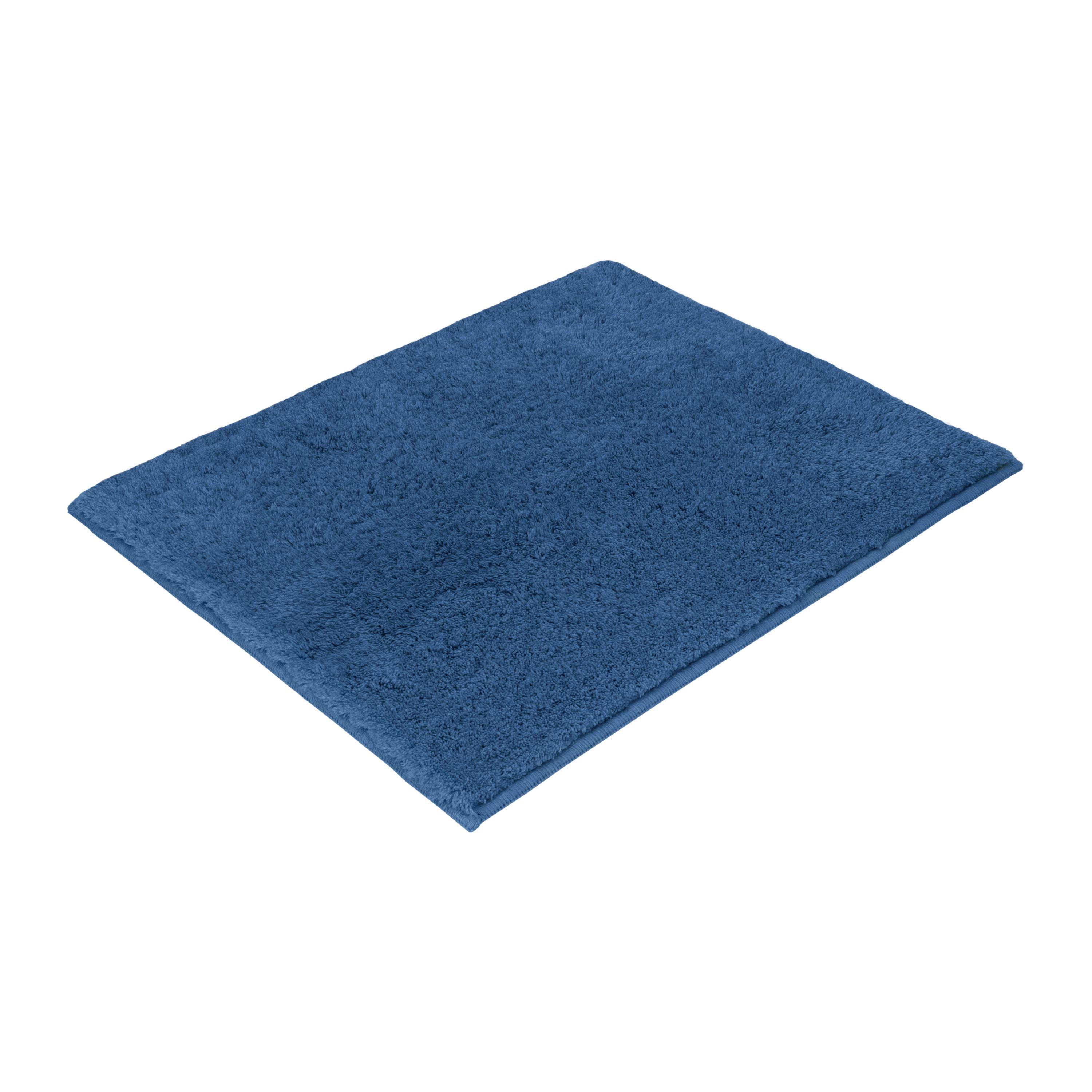 Fürdőszobaszőnyeg Timeless - kék, Basics, textil (50/60cm) - Vossen