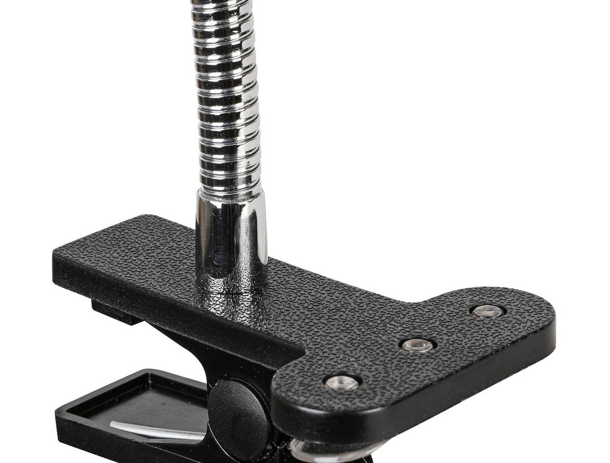 LAMPA ZACISKOWA LED FLEX *SBB* - czarny/przezroczysty, Basics, tworzywo sztuczne/metal (42/6/10cm) - Boxxx