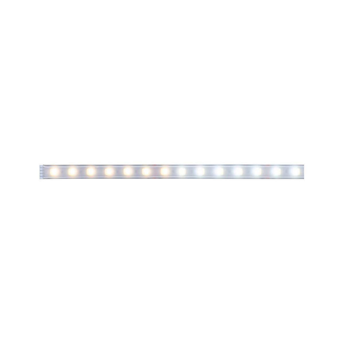 LED-Strip 70630 in Silberfarben max. 7 Watt - Silberfarben, Basics, Kunststoff (100,0cm) - Paulmann