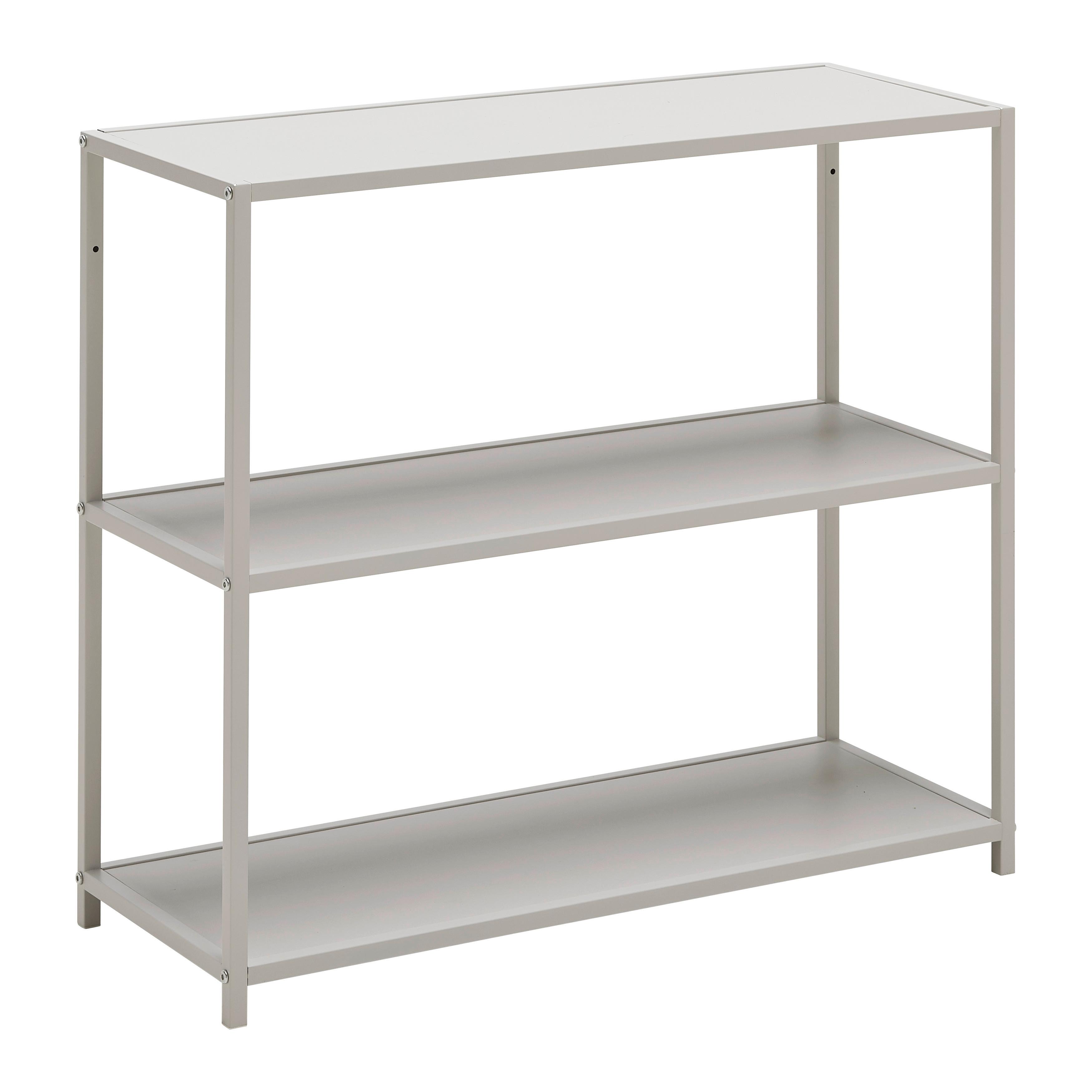 HYLLA BASTIAN II -BASED/SB- - kashmir, Modern, metall/trämaterial (77/68/30cm) - Based