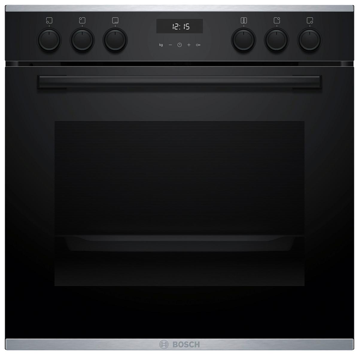 Herdset HND631FH63 - Schwarz, Glas/Metall (59,4/59,5/54,8cm) - Bosch