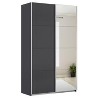 DULAP USI CULISANTE FELDKIRCH - argintiu/antracit, Modern, material pe bază de lemn (136/229/62cm)