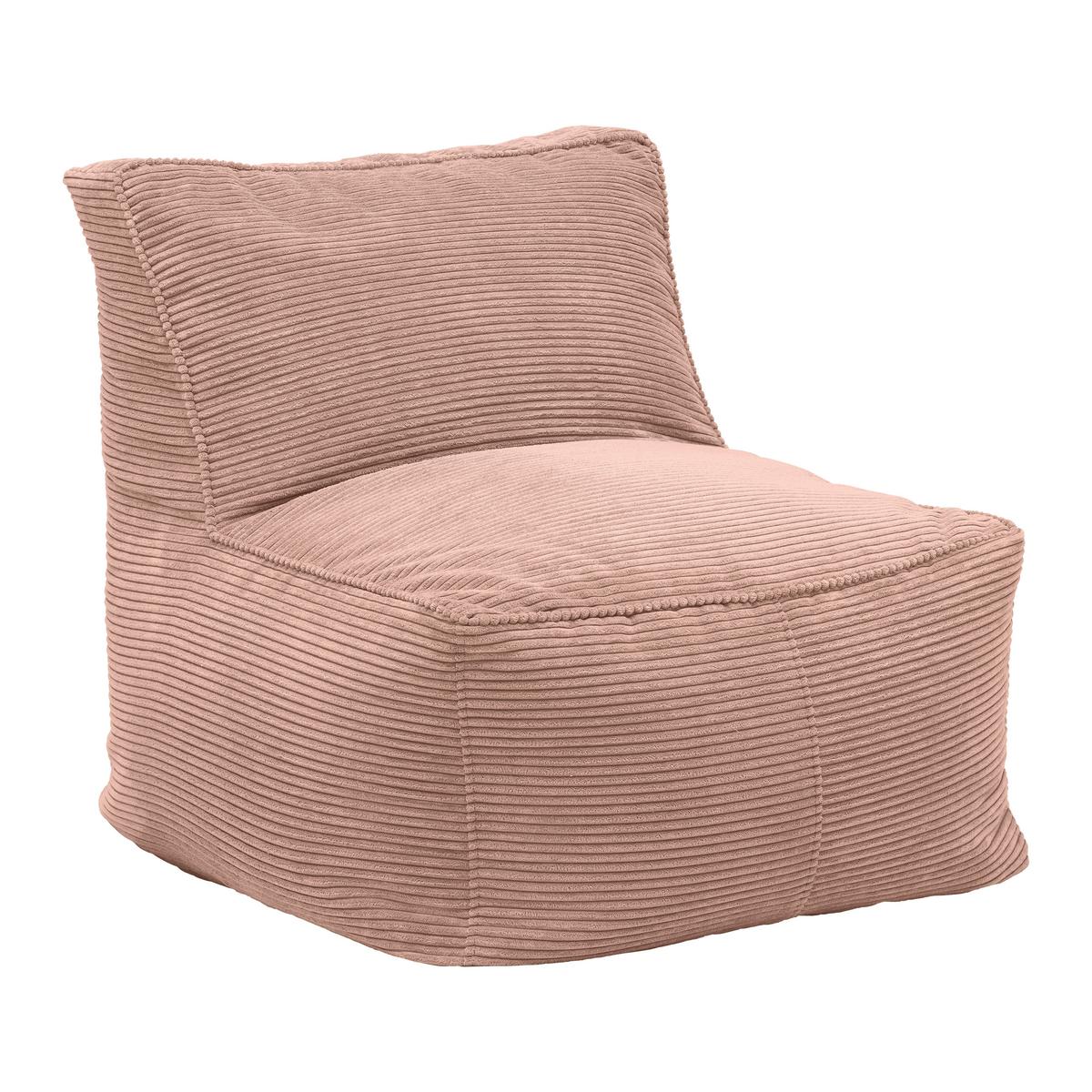 Fotoliu puf CAROLINE - roz, Modern, textil (75/84/88cm) - Mömax