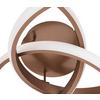 LED-TAKLAMPA ANTOR - cappuccino, Modern, metall/plast (52/15/49,5cm) - Premium Living