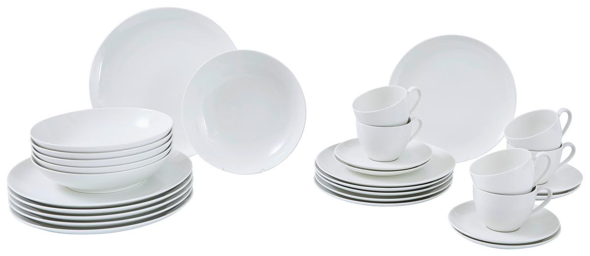 SERWIS OBIADOWO-ŚNIADANIOWY 001.776851 - masa perłowa, Konventionell, ceramika (36,5/31,2/36,9cm) - Seltmann Weiden