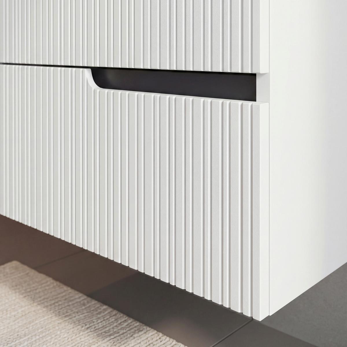 Element Ispod Umivaonika Winter - bijela/antracit, Moderno, drvni materijal (80/51/46cm)