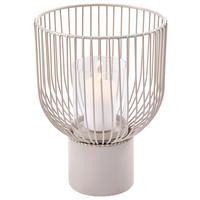 LATARENKA 9719508 - SIMPLY NORDIC - beżowy, Basics, metal/szkło (18/18/25cm) - Boltze Home