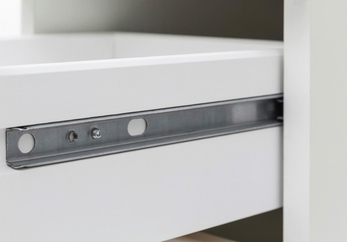 Küchenleeblock Mailand o. Geräte Graphitfarben - Silberfarben/Graphitfarben, MODERN, Holzwerkstoff/Metall (330cm) - Held