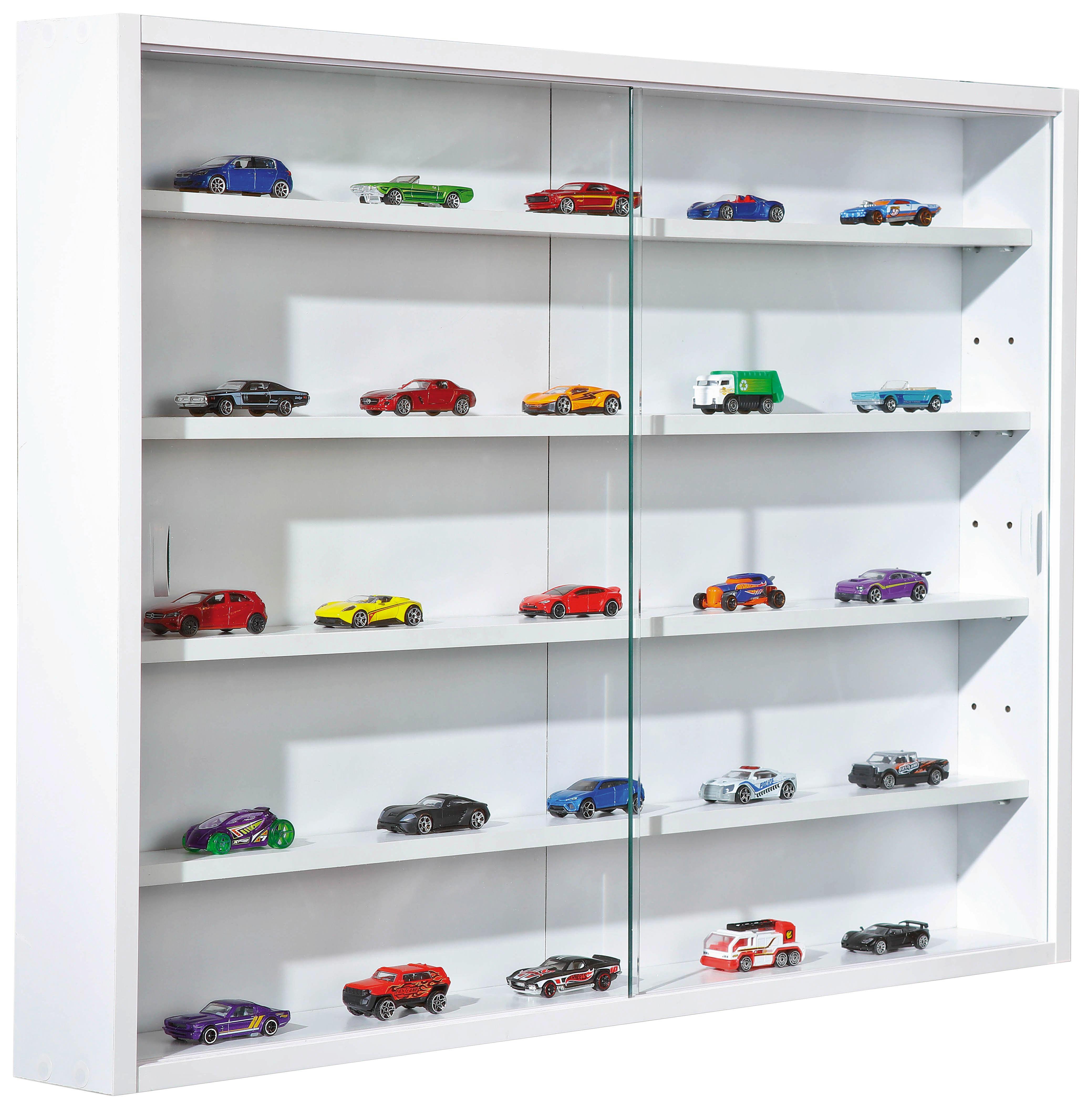 Hängevitrine in Weiß - Weiß, Glas/Holzwerkstoff (80/60/9.50cm) - Mömax modern living