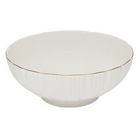 Činija Za Salatu 25cm Daphne - bijela, Moderno, keramika (25cm)