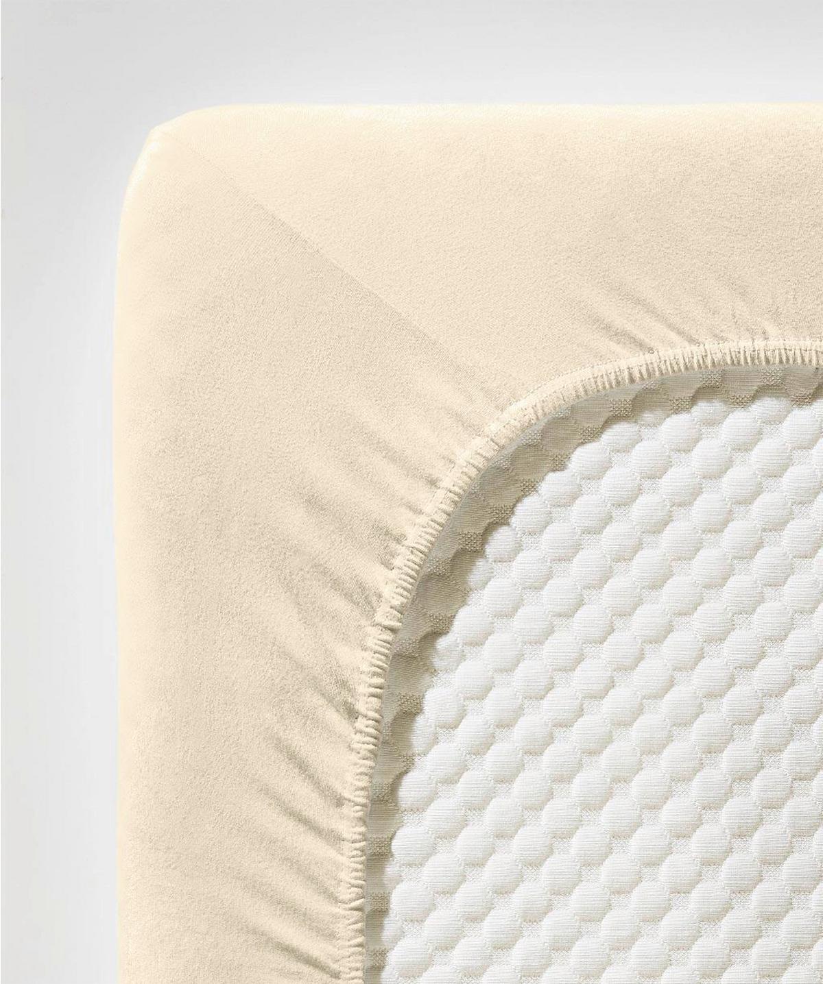 Fixleintuch Q 4000 80 - Beigebraun, Basics, Textil (120/210cm) - Fleuresse