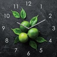 ZEGAR ŚCIENNY GU-KUK1140 - różnokolorowy, Design, szkło (30/30/3,1cm) - Euroart