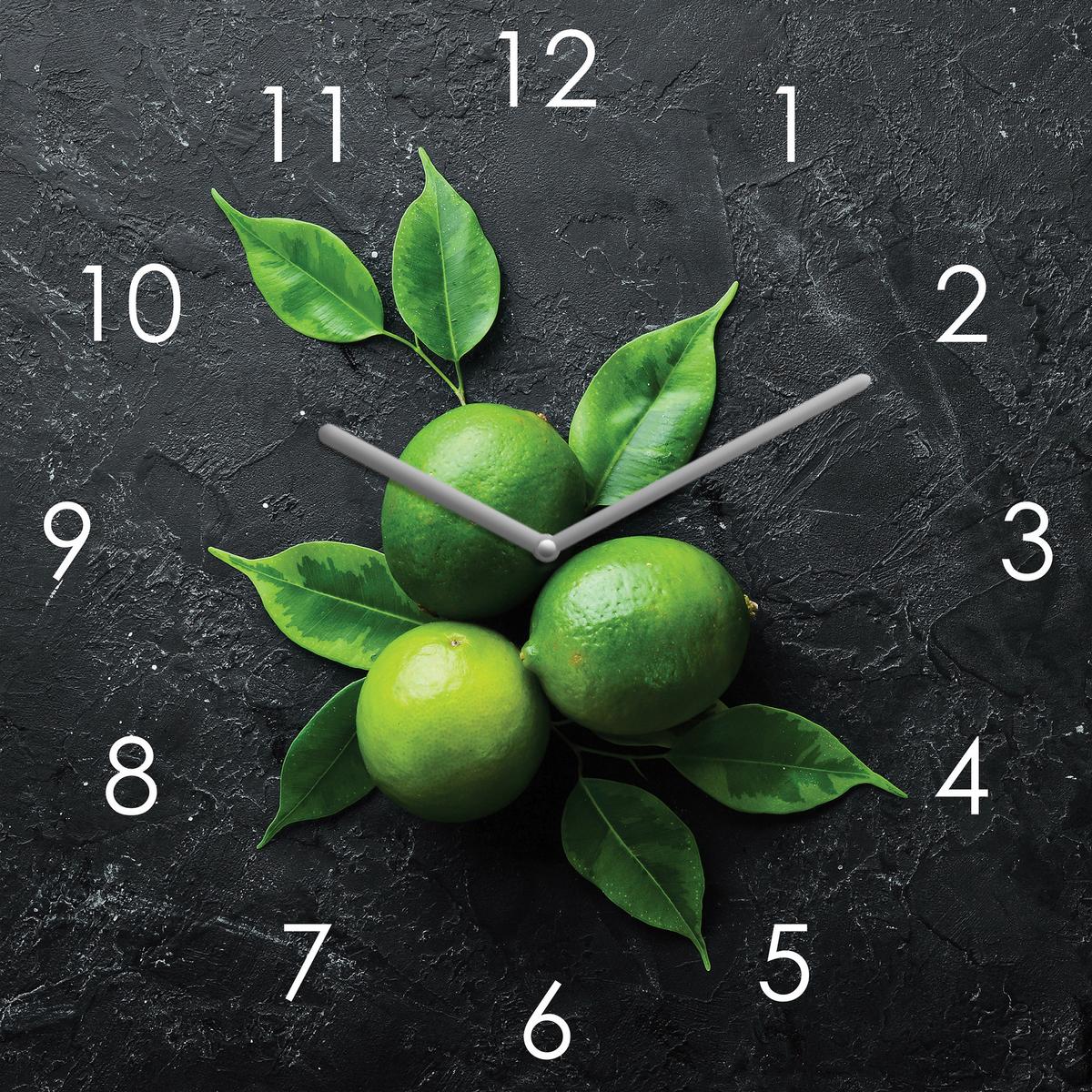 ZEGAR ŚCIENNY GU-KUK1140 - różnokolorowy, Design, szkło (30/30/3,1cm) - Euroart