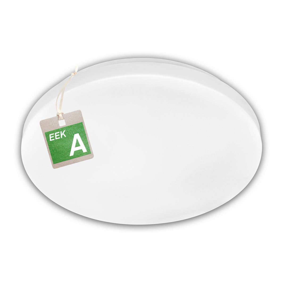 LAMPA SUFITOWA LED 3866016 ELIPSO A - biały, Basics, tworzywo sztuczne (29/6cm)