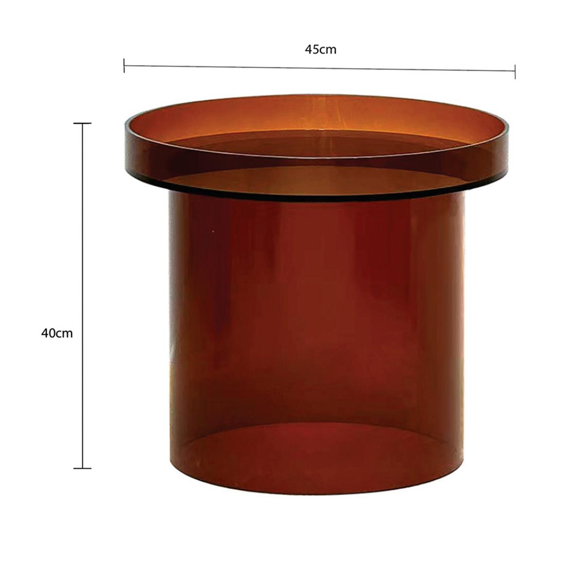 Stolić Retro - boje jantara, Lifestyle, plastika (45/40cm) - Premium Living