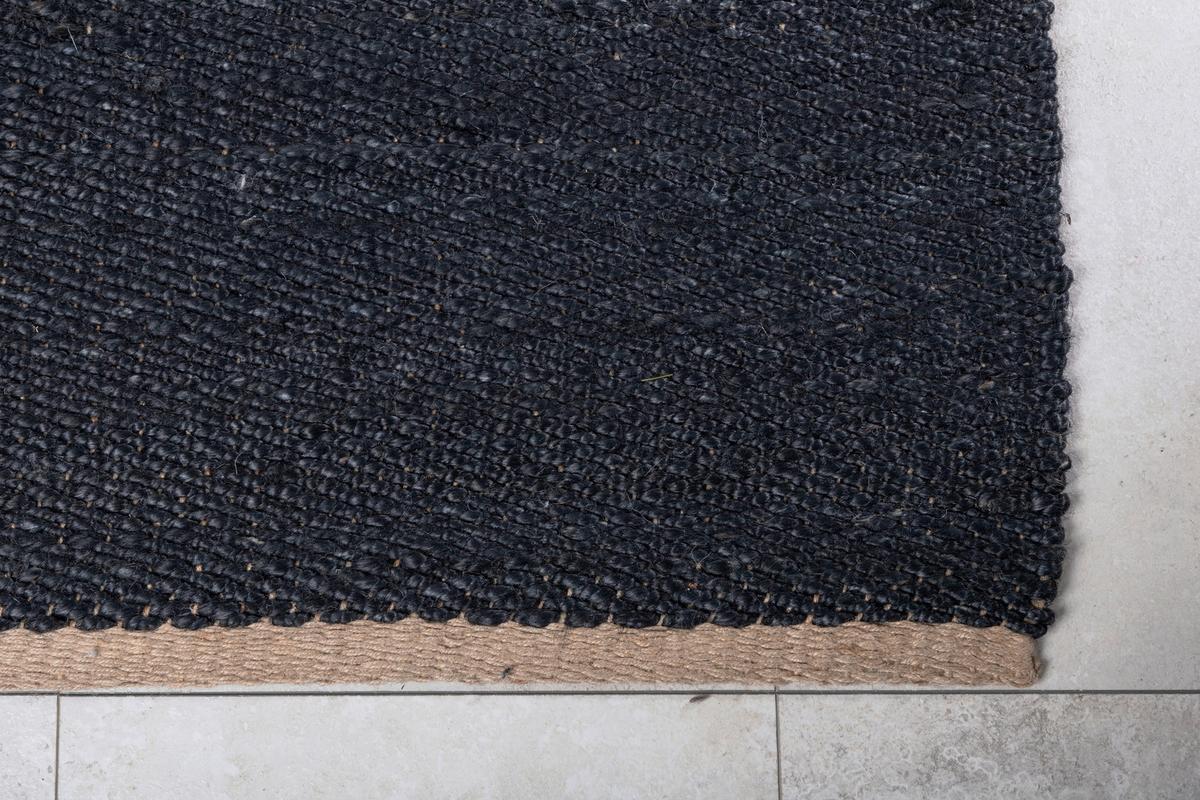 FLACHWEBETEPPICH KALI - Schwarz, LIFESTYLE, Textil (170/240cm) - P & B