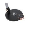 LED-SKRIVBORDSLAMPA RINK - aluminiumfärg/svart, Modern, metall/plast (37/20/40-70cm) - Mömax