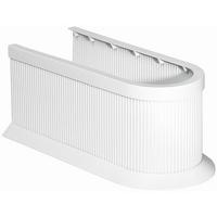 Maska Za Sifon Bela - bela, umetna masa (11cm)